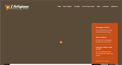 Desktop Screenshot of lartigianoceramiche.com