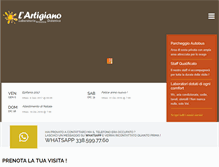 Tablet Screenshot of lartigianoceramiche.com